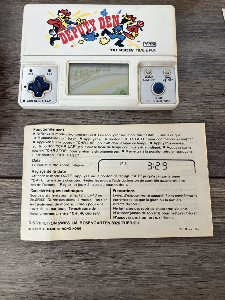 Console: Jeu Électronique Vintage Deputy Den - Vtech – Usato da Cottens FR venduto da Mitchum 9
