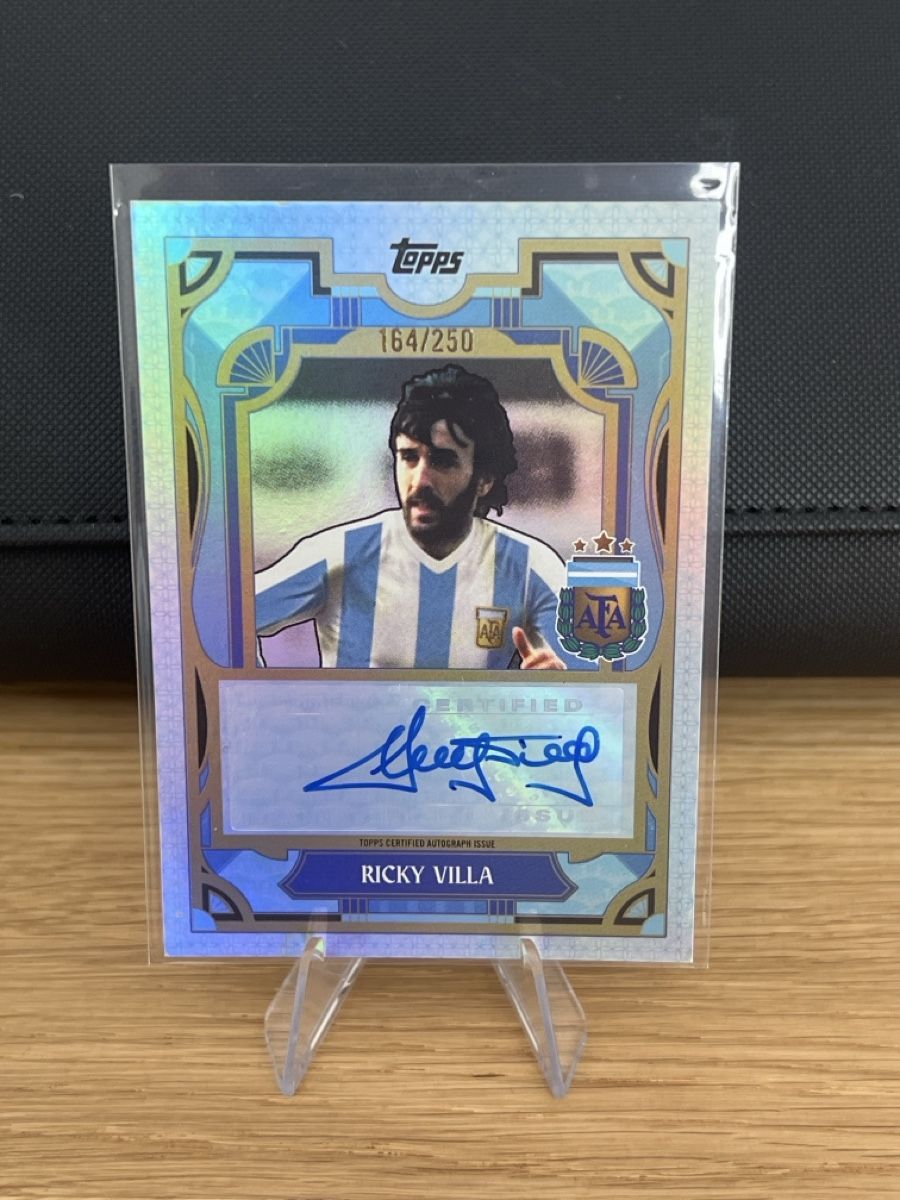Autografi: Ricky Villa Autogramm /250 Argentina 2024 – Nuovo (secondo la descrizione) da Neuhausen am Rheinfall venduto da Shampinho10