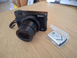 Sony RX100 III Camera with 2 Batteries and Case