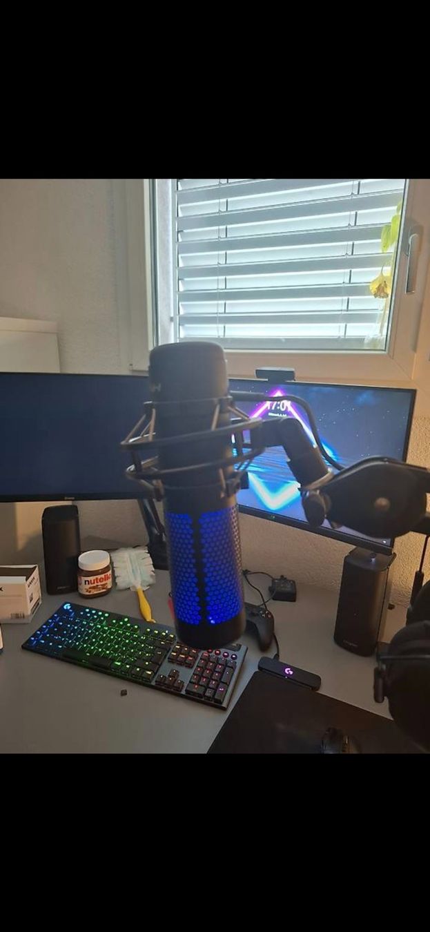 Hyperx Microfoni: Mikrofon HyperX Quadcast RGB + Mikrofonarm – Usato da Thun venduto da mar_8jdr