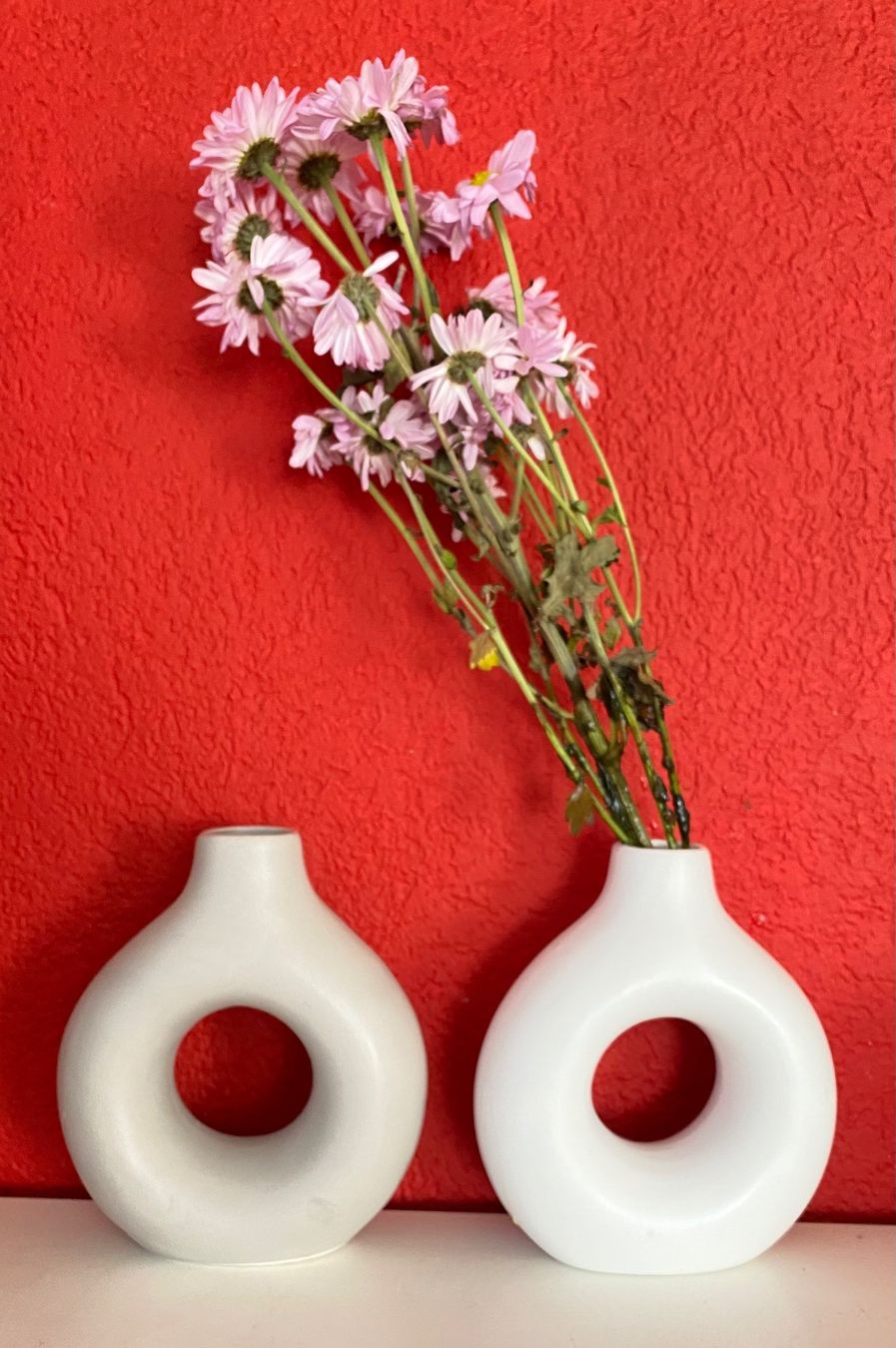 Vasi & Recipienti: 2er Set Design Vasen, Keramik, Weiss,Grau,Modern Style – Nuovo e nell'imballaggio originale da Zäziwil venduto da Emlea