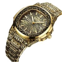Luxus Retro Classic Herren Uhr mit Kalender
