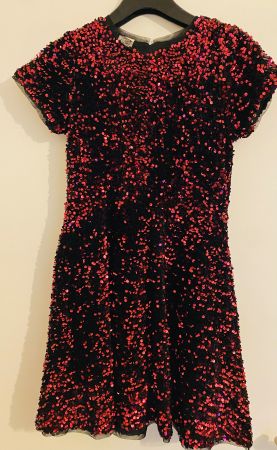 Pailletten-Kleid BORDEAUX von Cool Club, 140cm