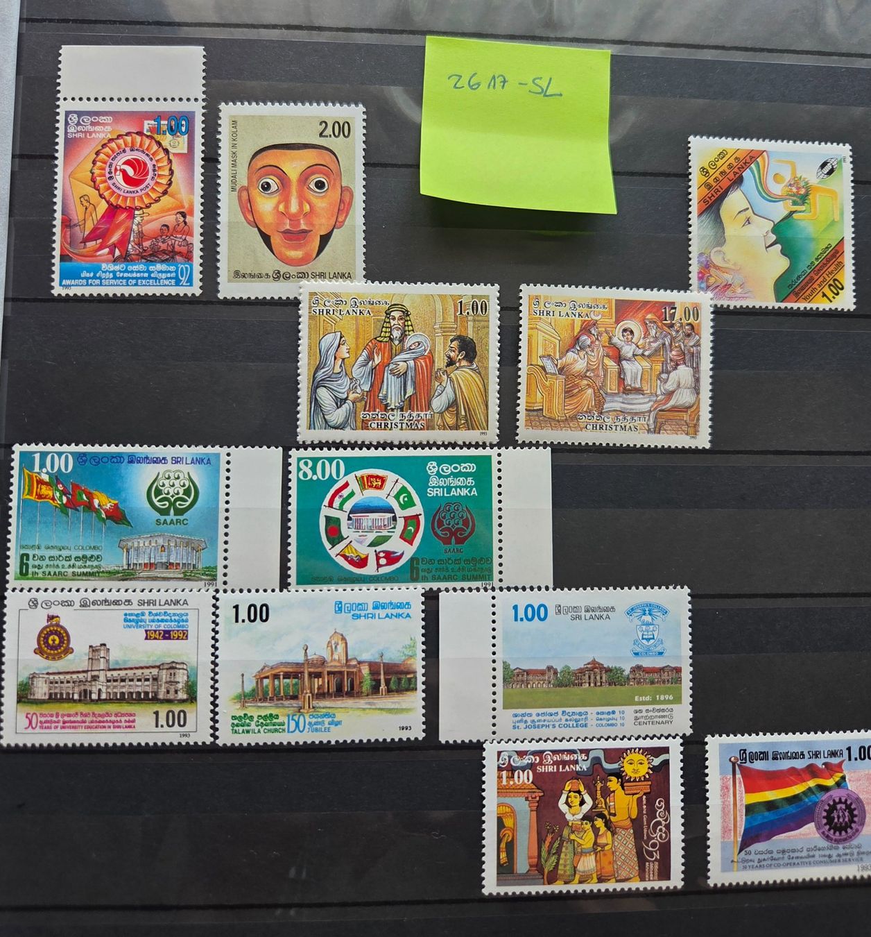 Alle Briefmarken: Briefmarken Sri Lanka 2617-SL – Gebraucht aus Köniz von Briefmarken_Frau