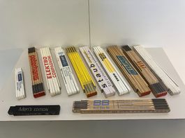 Post. div. gebr. Zollstöcke/Meter ab 1.-