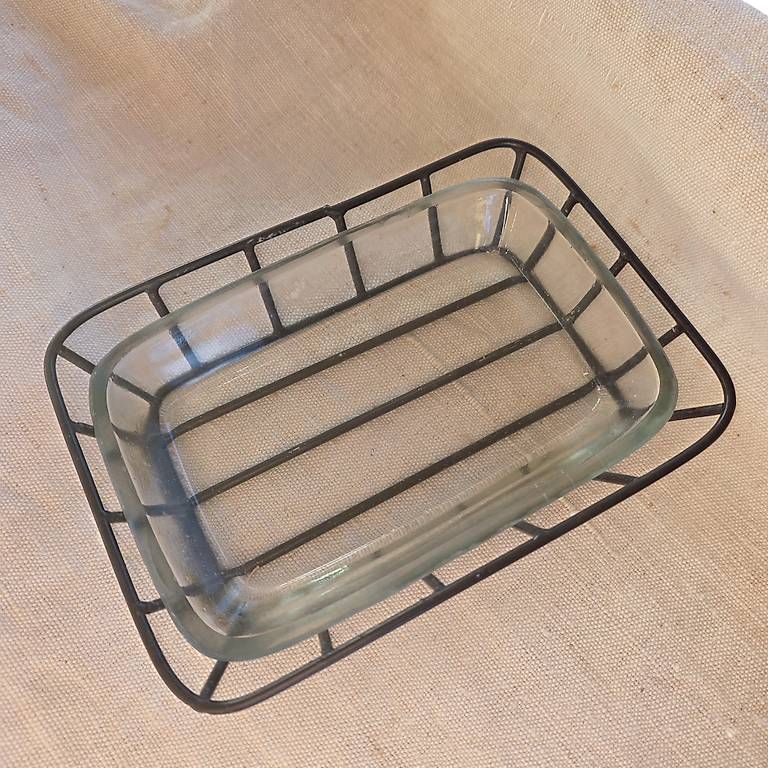 Portasapone: Seifenspender Seifenschale Antik Glas – Usato da Reichenbach i. K. venduto da likki07