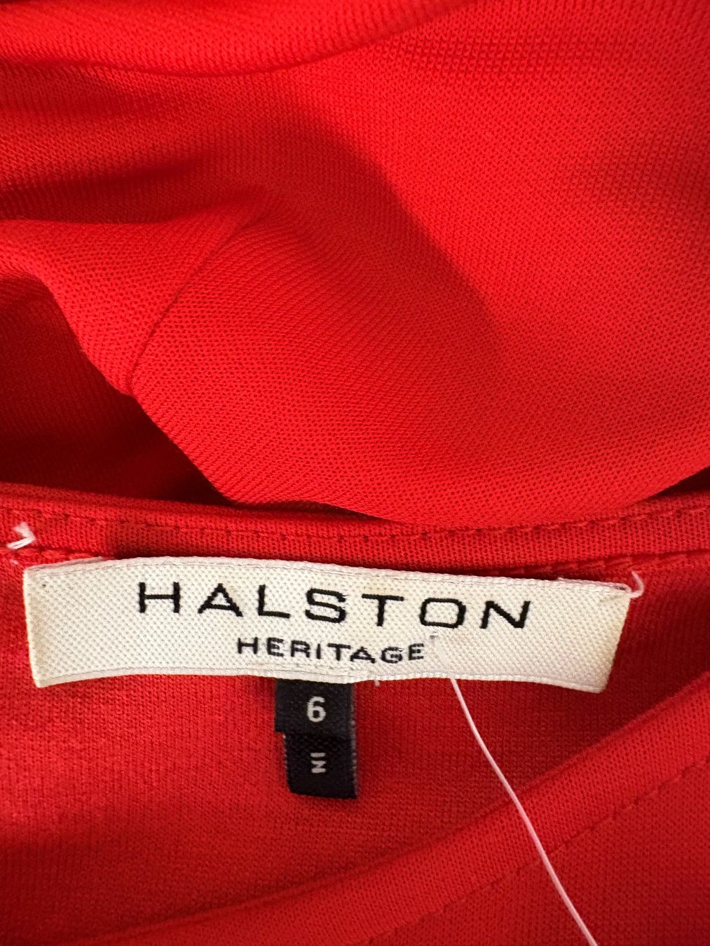 Vestiti: Halston Heritage Rotes Kleid mit Wickeloptik Gr. 34 – Nuovo (secondo la descrizione) da Regensdorf venduto da secondchancefashion 5