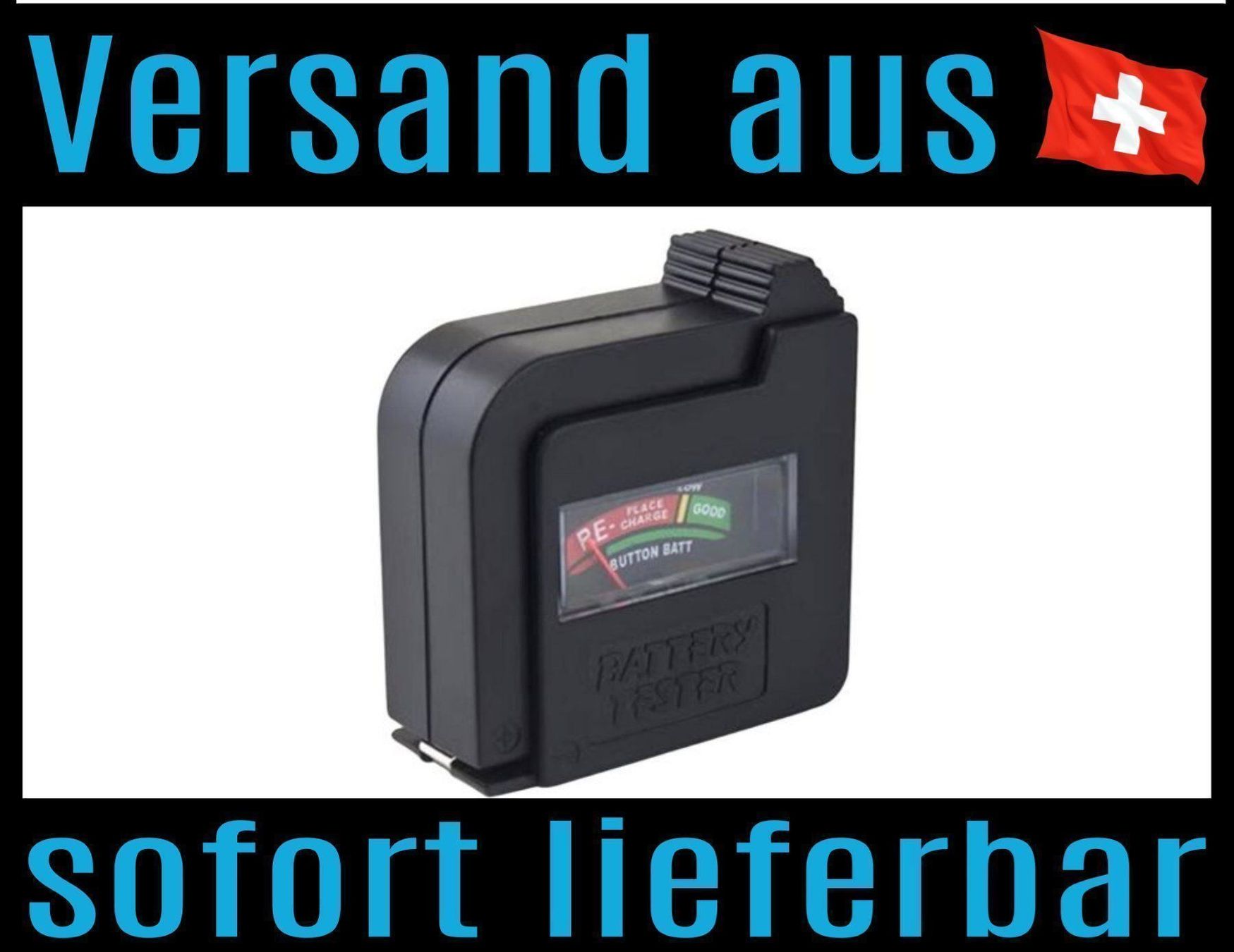 Tutti gli attrezzi: Batterietester Batteriemesser Messgerät A AA AAA CR2032 9V – Nuovo e nell'imballaggio originale da Dättlikon venduto da easythings