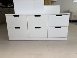 Kommode Nordli mit 6 Schubladen 