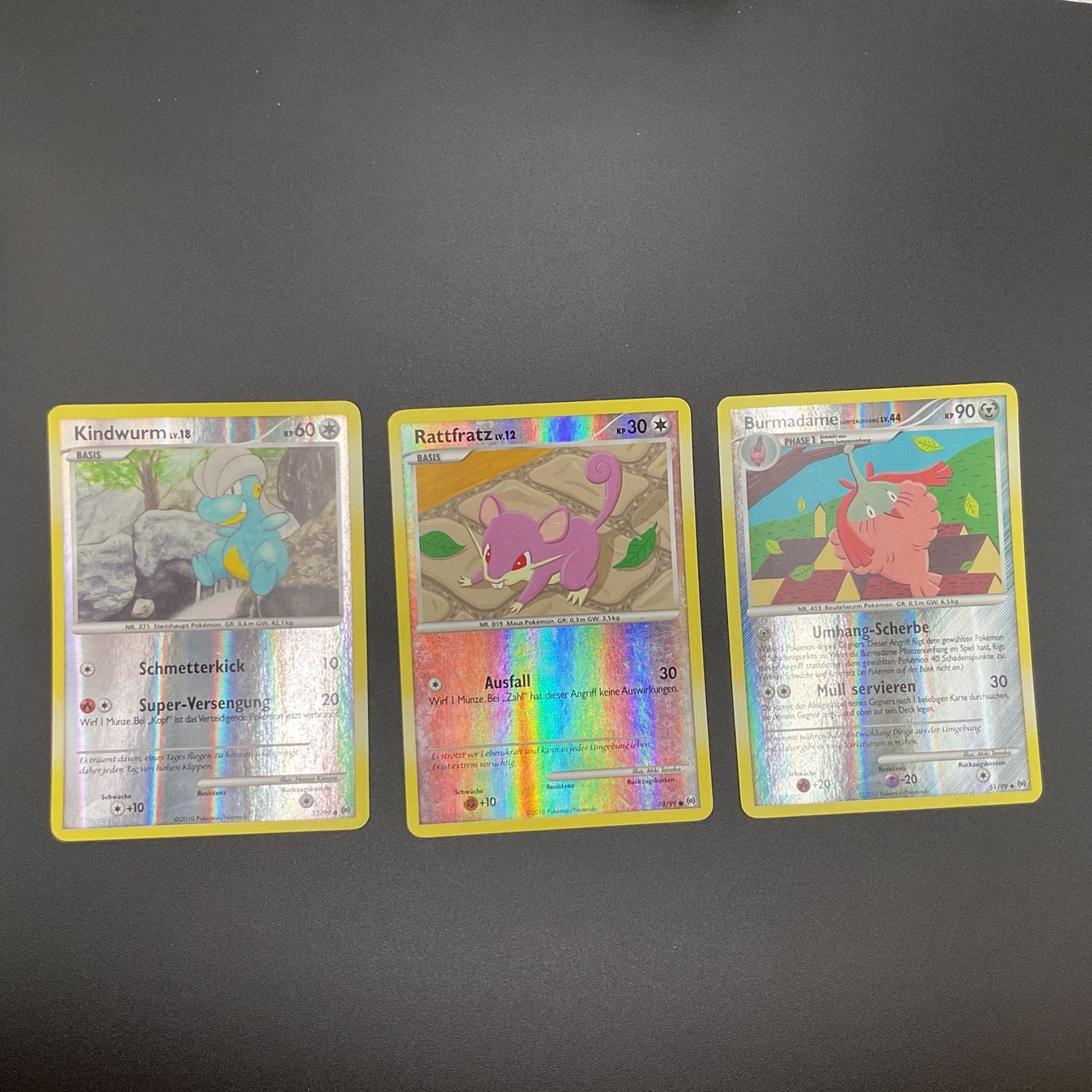 Pokémon Carte collezionabili: Pokémon 7x  Reverse Holo Platin DE Ab 1 -. – Usato da Niederuzwil venduto da NadineS75 1