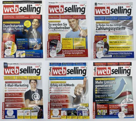 6x Webselling Jahrgang 2010 DataBecker Verlag - Rarität