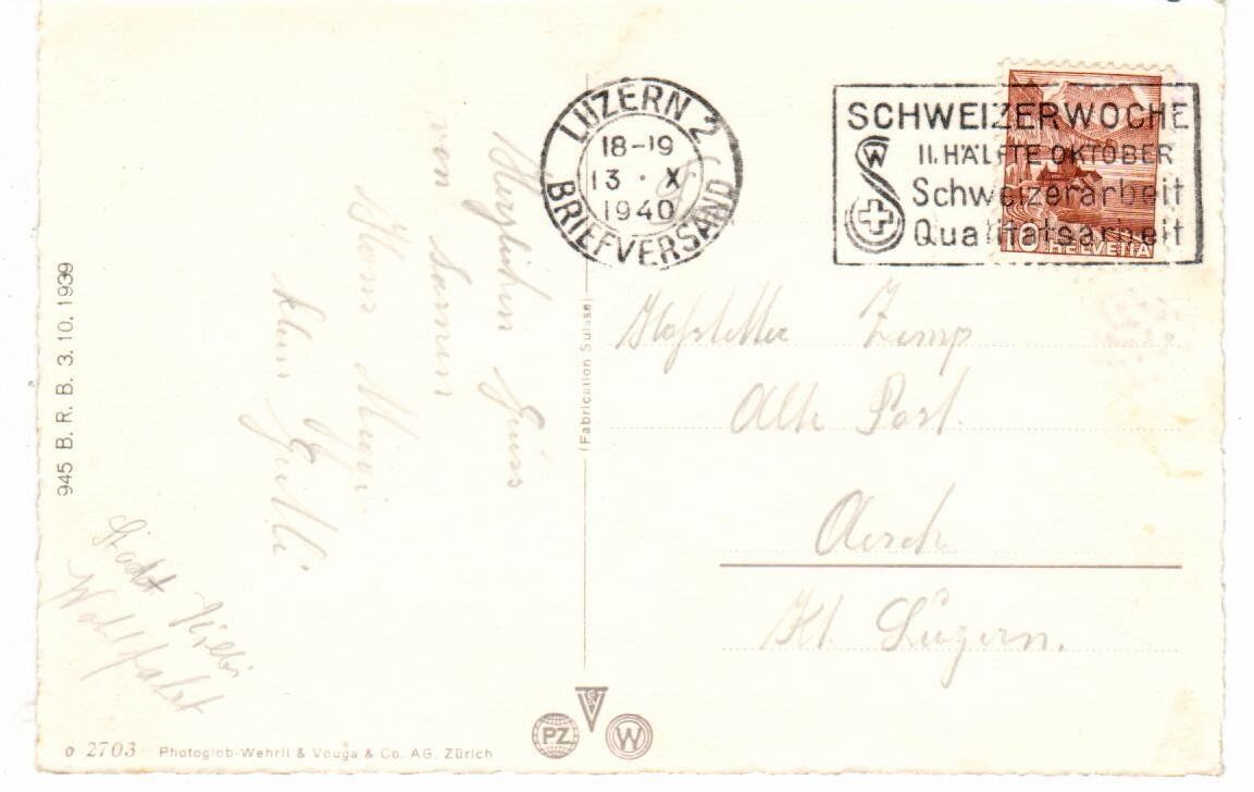 Cartes postales: Sarnen 1940 – D'occasion à Wolhusen par Curver9 1