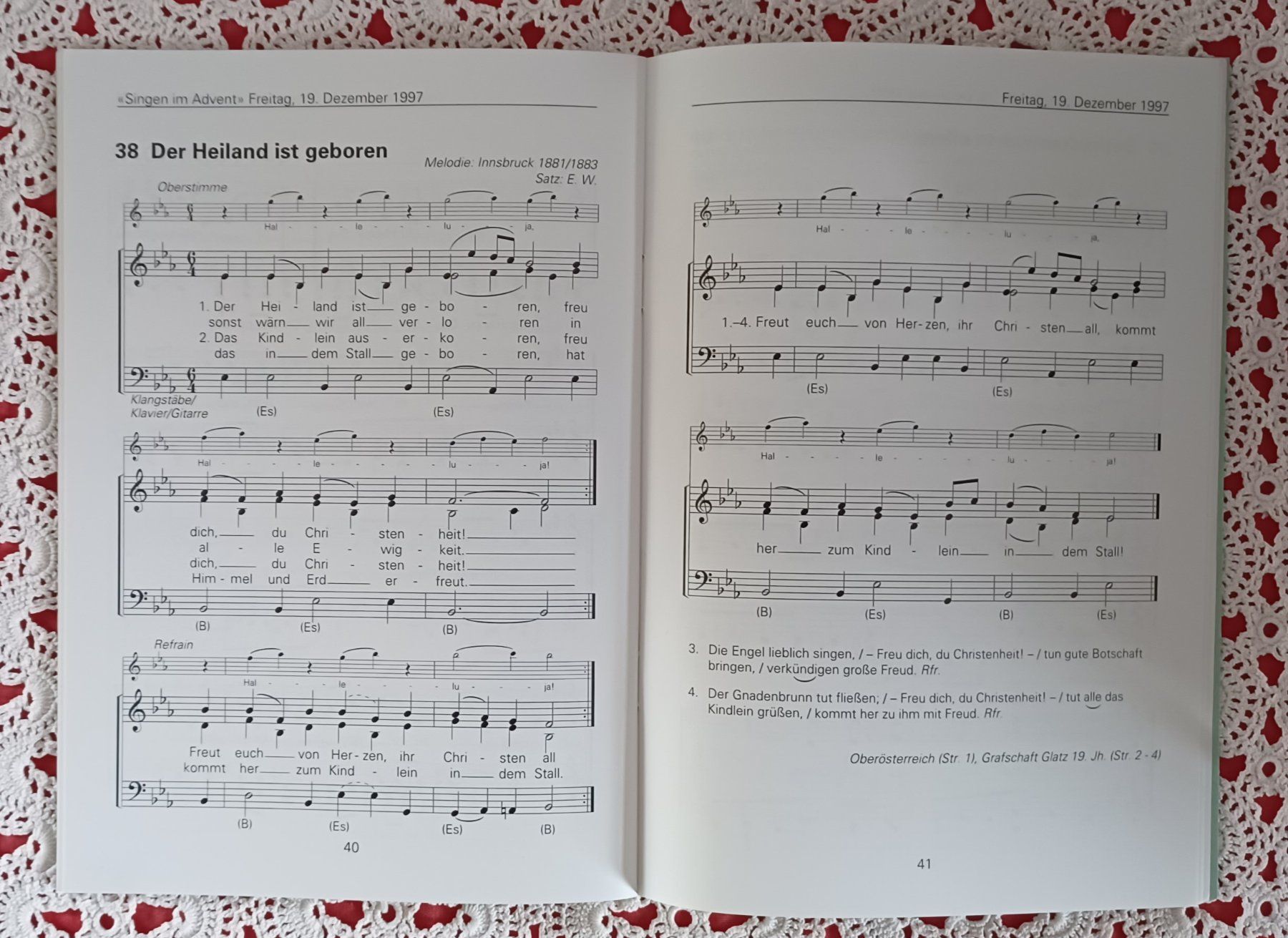 Bücher: 6 Hefte Weihnachtslieder, Chor, Schule, Klavier, Instrumente – Gebraucht aus Lindau von halusana 6