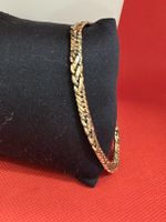 Armband geflochten goldfarben L sehr guter Zustand