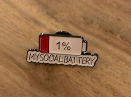 Pin My Social Battery 1%