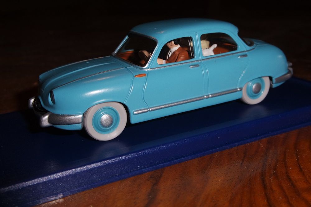 Miniature Starter N7 Provence - Panhard Dyna X Berline 1951 Bleue 1/43
