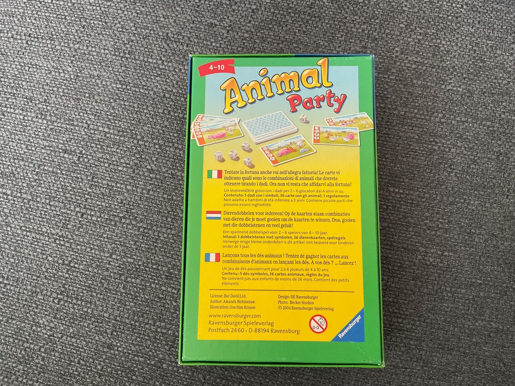 Ravensburger Giochi: Animal party de Ravensburger – Usato da Icogne venduto da Juka 2