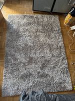 Hochflor-Teppich ASKO (160 x 220 cm) – Grau