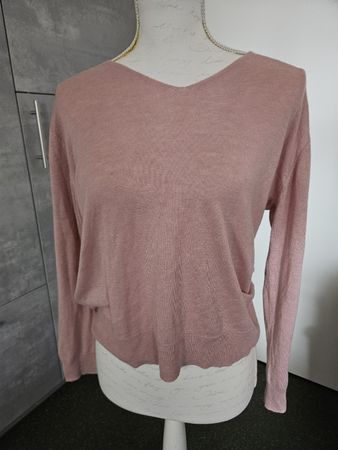 Pullover Rosa Grösse M V-Ausschnitt guter Zustand