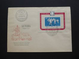 § 1951 LUNAB Block Beleg E.T. entwertet