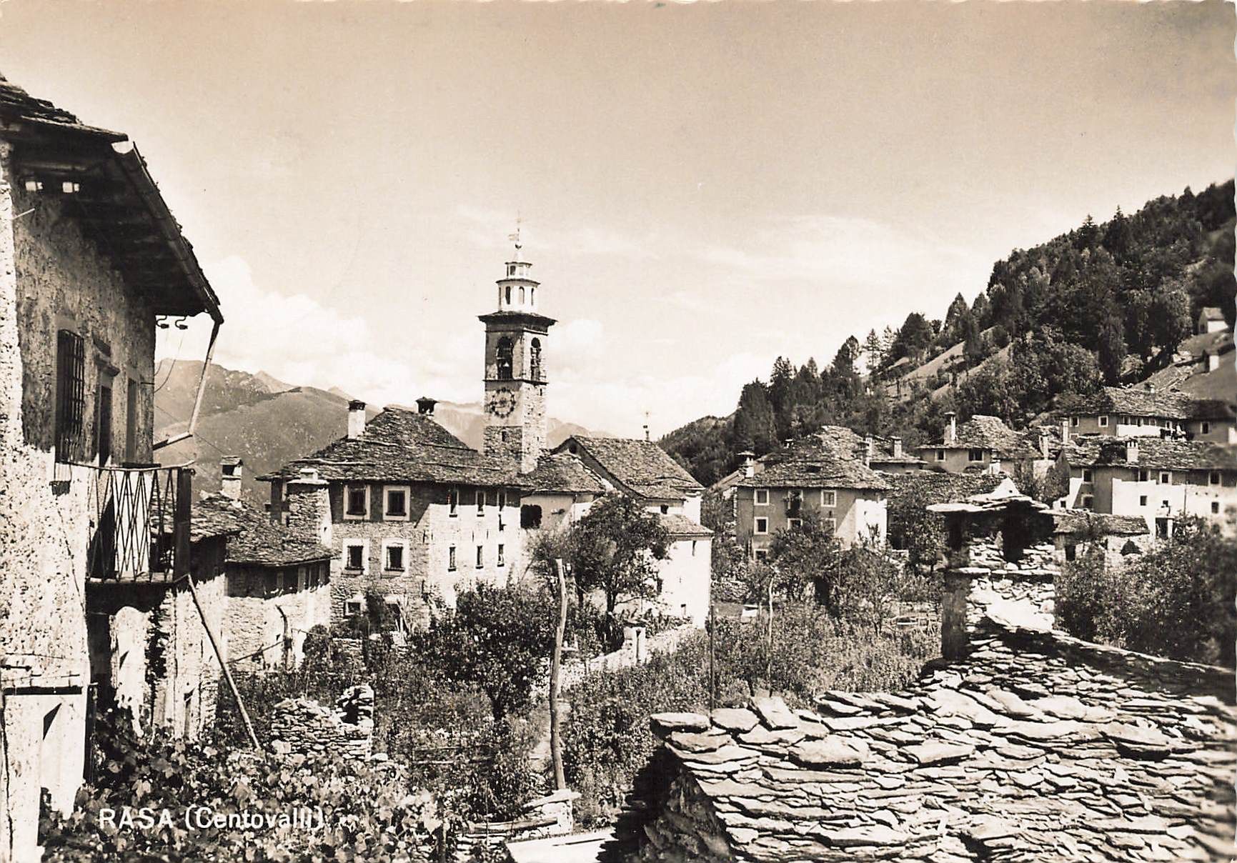 Ansichtskarten: Rasa Centovalli – Gebraucht aus Biasca von Blenio71