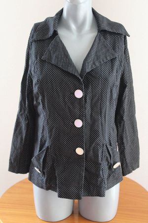 Vintage Jackenbluse,Schneiderarbeit verm.Gr. 37/38, 50/60er