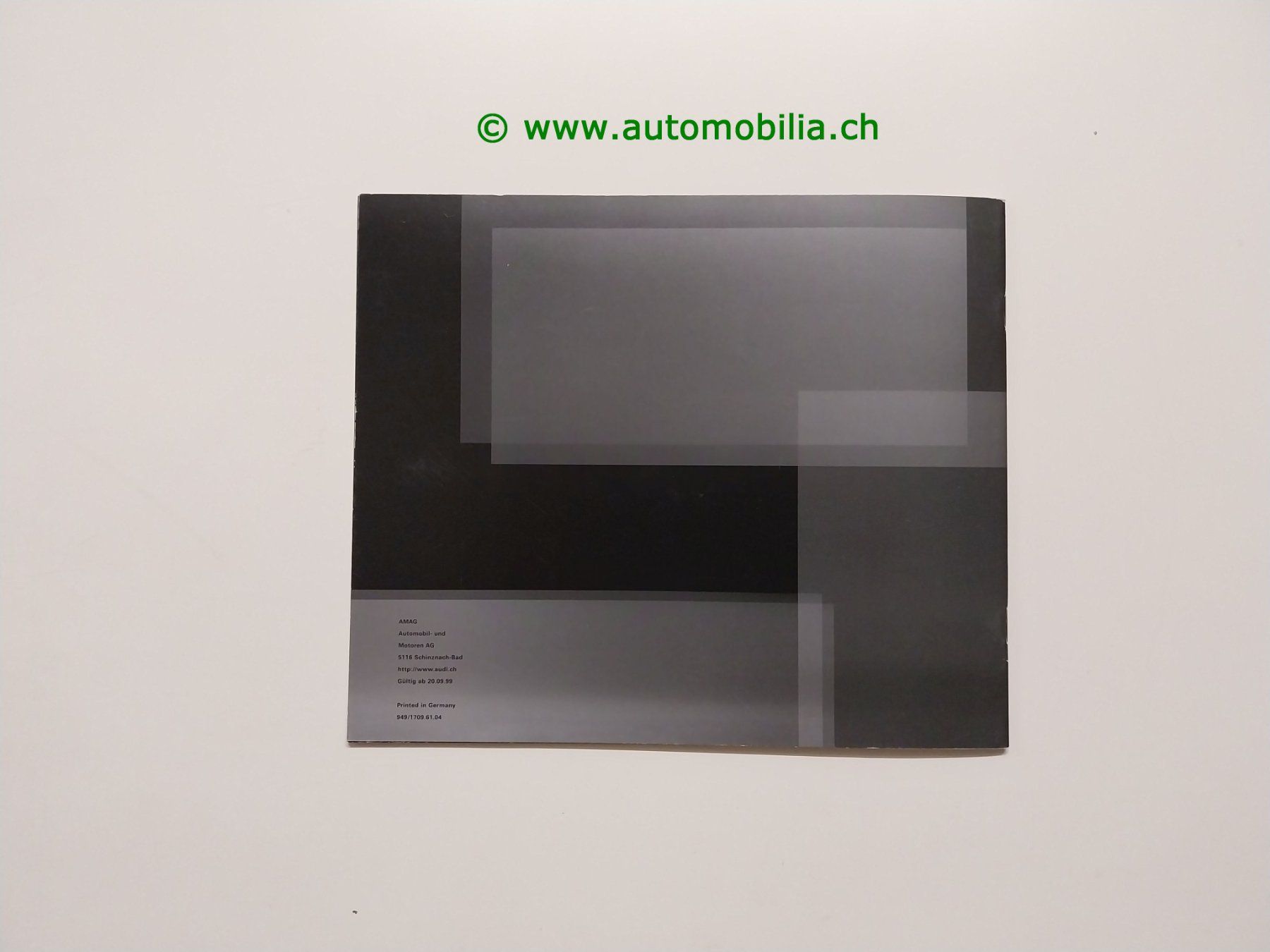 Audi Documenti: Audi Modellprogramm S-Modelle 1999/09 Prospekt deutsch – Usato da Weingarten-Kalth venduto da Bettelbruenneli 7