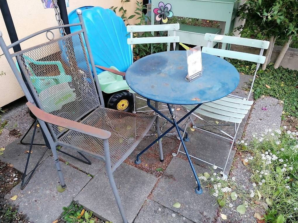 Sedie: König Garten Stuhl Eisen – Usato da Binningen venduto da Smile-46 1