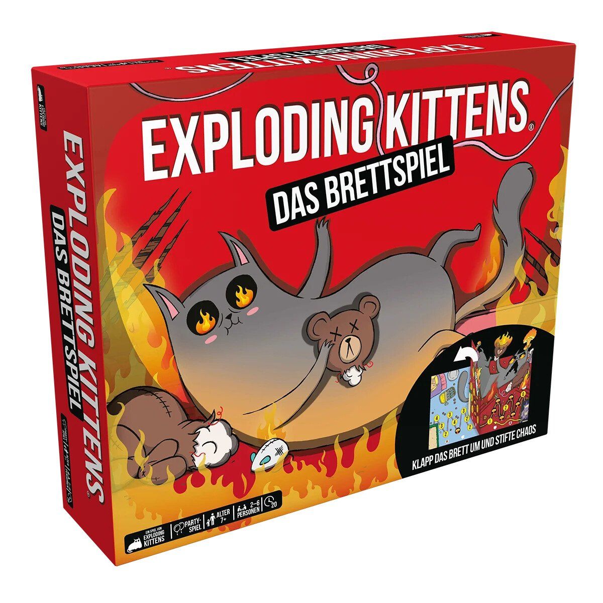 Giochi: Exploding Kittens: Das Brettspiel – Nuovo (secondo la descrizione) da Bassersdorf venduto da kenitra02