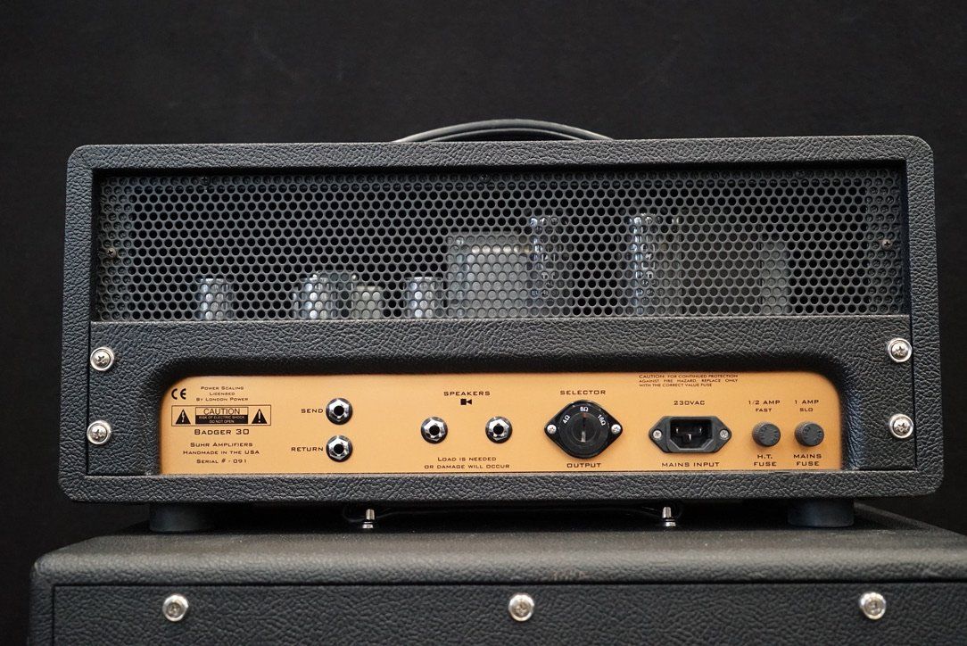 Verstärker: Suhr Badger 30 Halfstack mit 1×12" Black/Gold Cabinet – Gebraucht aus Ortschwaben von Musictrade 5