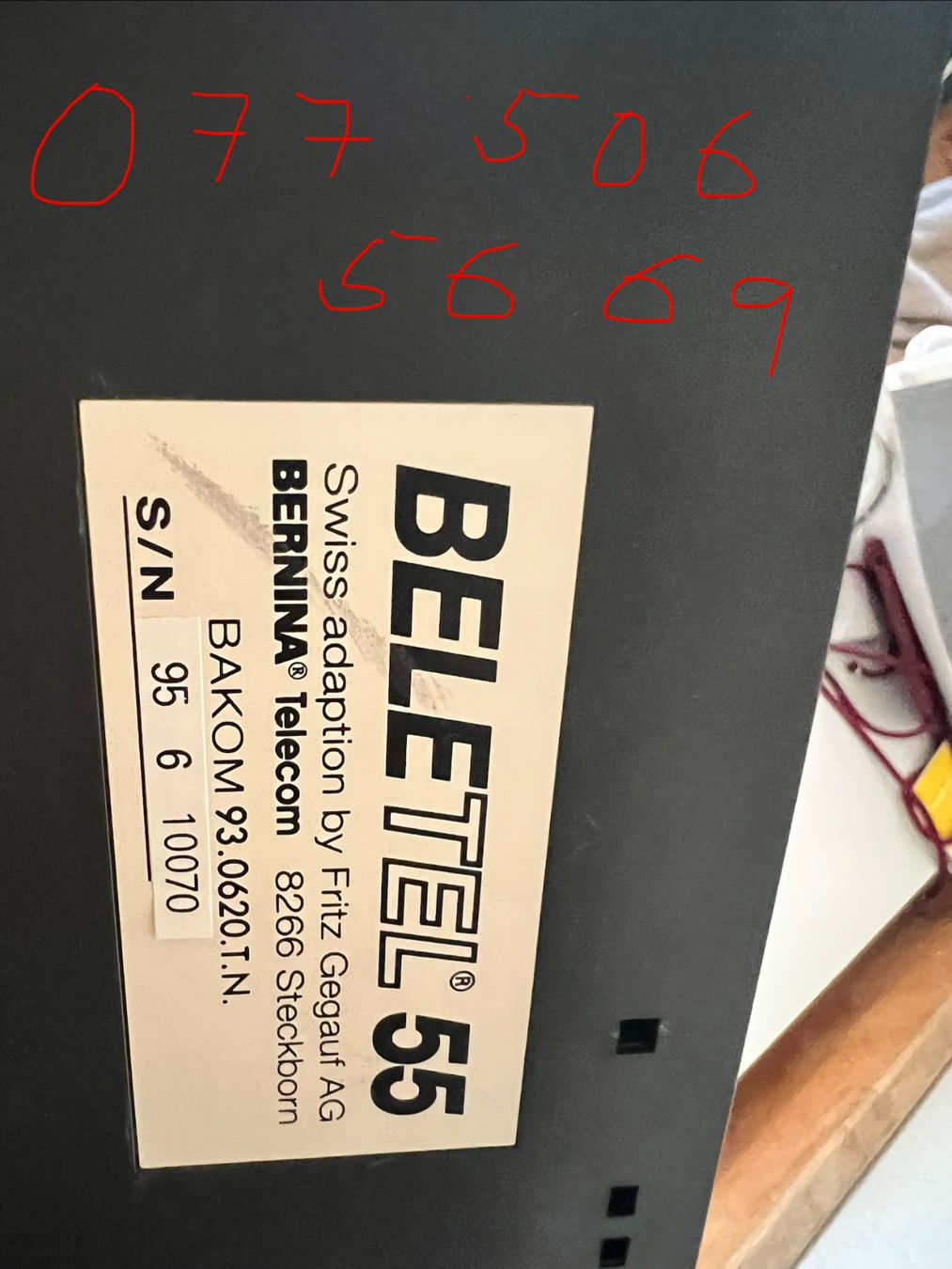Téléphones: Telefon BELETTE 55 analog gebraucht – D'occasion à Basel par Kasodra 1
