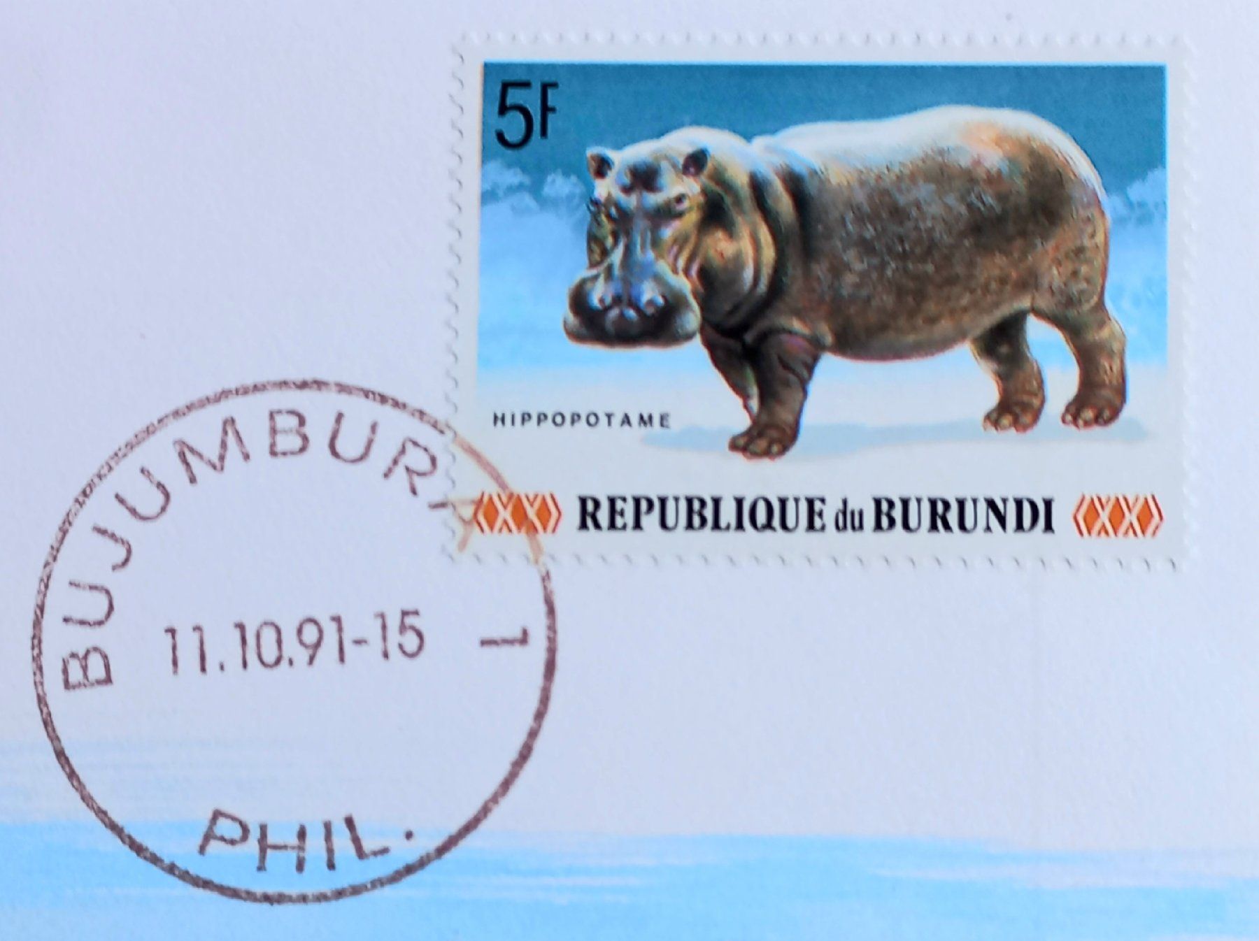 Tutti le monete: Münzbrief Burundi 1991 – Usato da Niederuzwil venduto da lubimaja 3