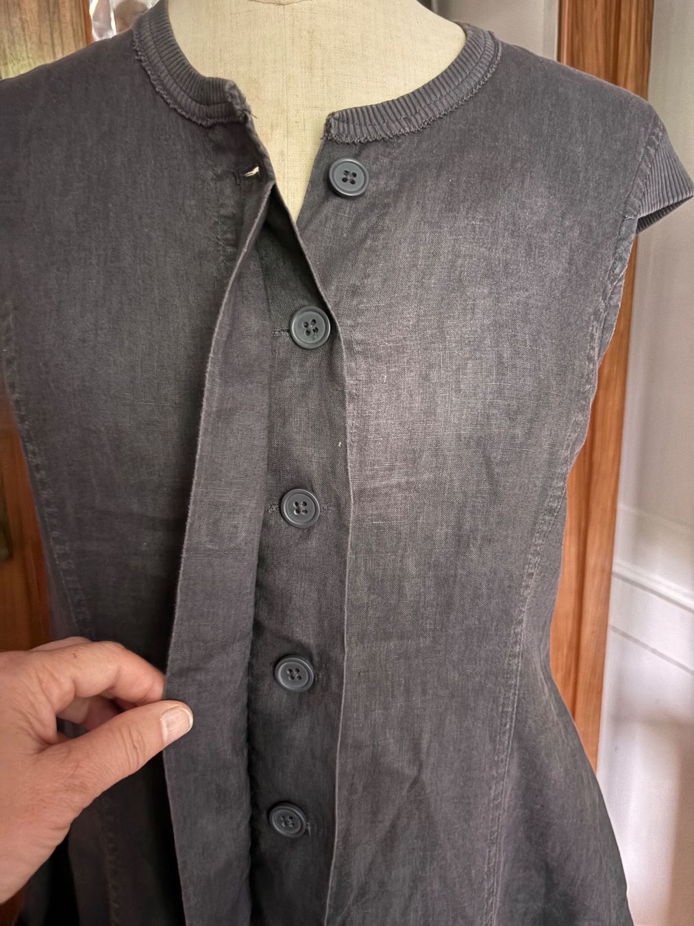 Rundholz Vestiti: Rundholz Kleid aus 100% Leinen – Usato da Winterthur venduto da prenzlgirl 1