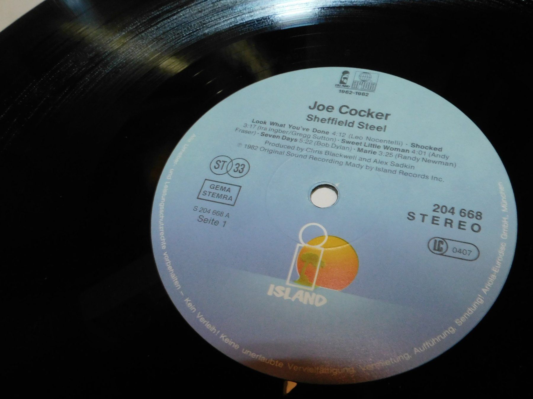 Dischi in vinile: LP 1982 Joe Cocker - Sheffield Stell  - Schallplatte    LP – Usato da Sursee venduto da 76 1