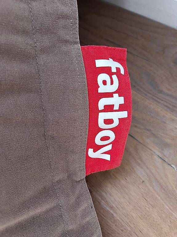 Fatboy Kissen: Fatboy original Canvas Farbe Taupe – Gebraucht aus Basel von Lalini 4