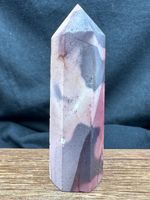 Farbenfroher Mookait Jaspis Obelisk Turm Spitze