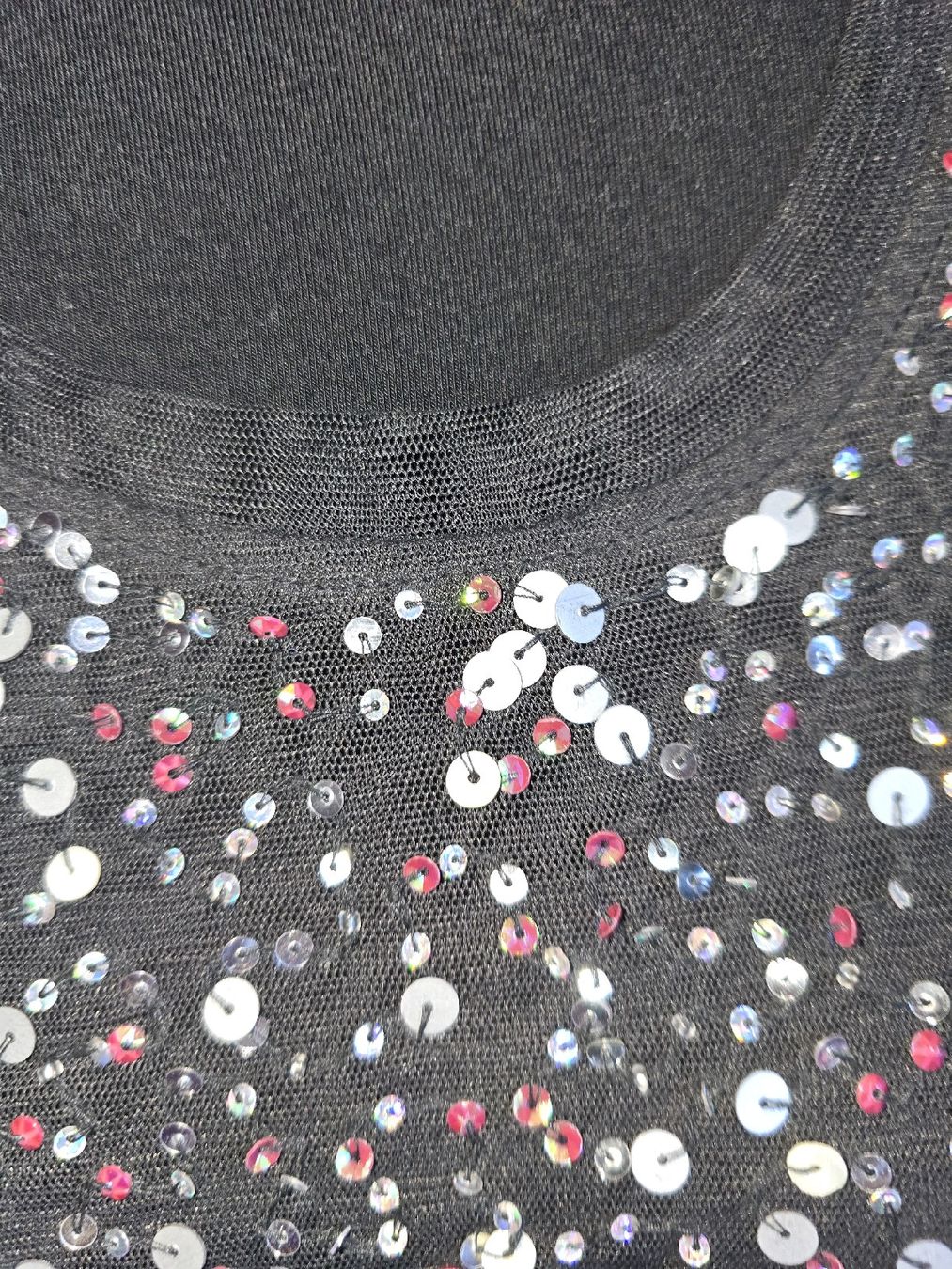 Top: top di pailettes multicolori – Nuovo (secondo la descrizione) da calpiogna venduto da dadalter 2