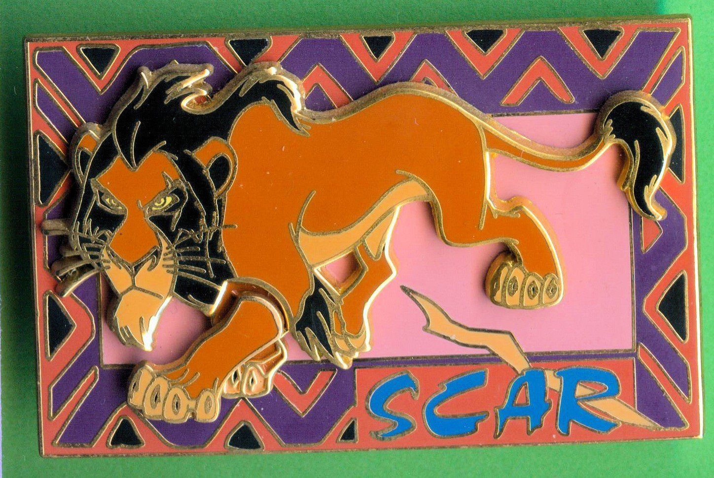 Disney Placchette & Badge: Disney   Lion King  SCAR – Usato da Winterthur venduto da Sammleroase