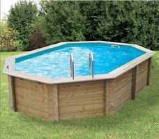 Piscine Bois Ubbink Azura 490