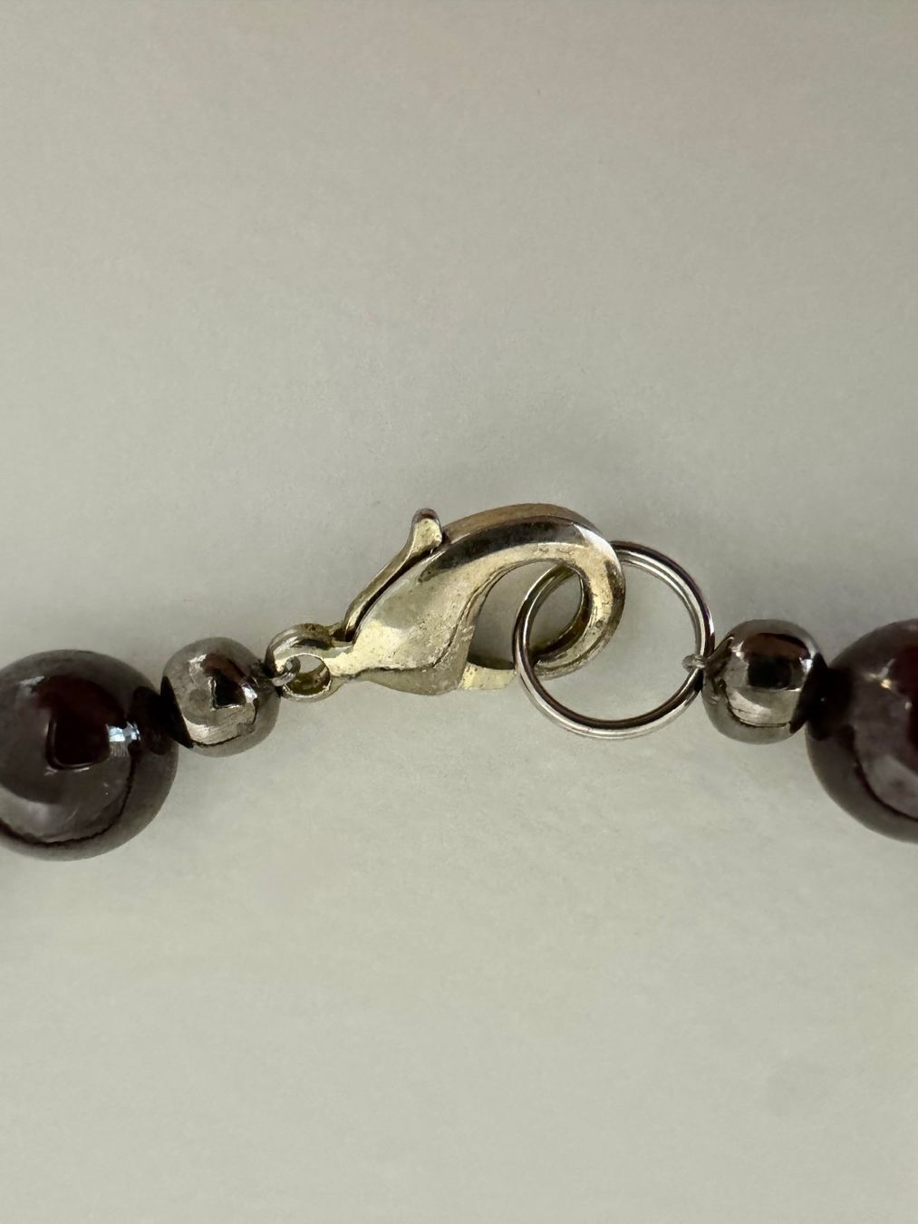 Catenine: Halskette Granat mit Scheibe 925silber. – Nuovo (secondo la descrizione) da Biberist venduto da tl-schmuck 2