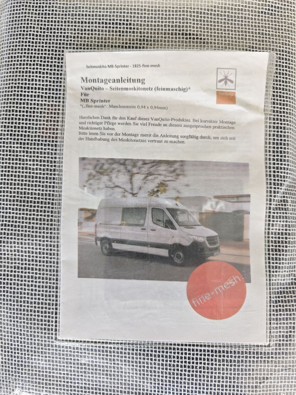 Tende: VanQuito Moskitonetz Mercedes Sprinter – Nuovo e nell'imballaggio originale da Weggis venduto da Mercedes_09 1