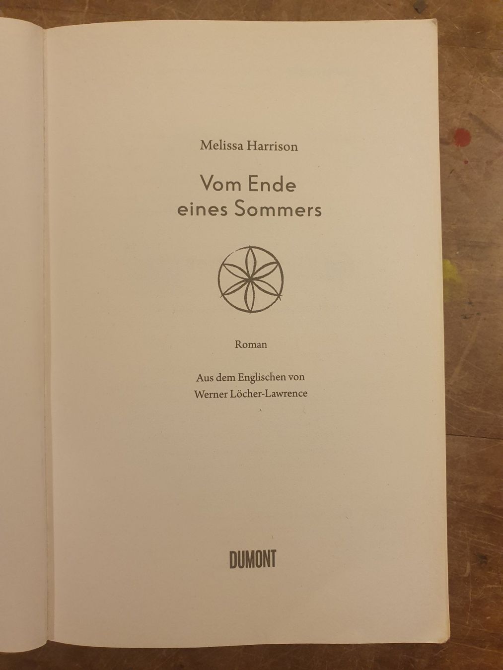 Libri: Vom Ende eines Sommers - Melissa Harrison - Dumont – Usato da Zürich venduto da loosebone 2
