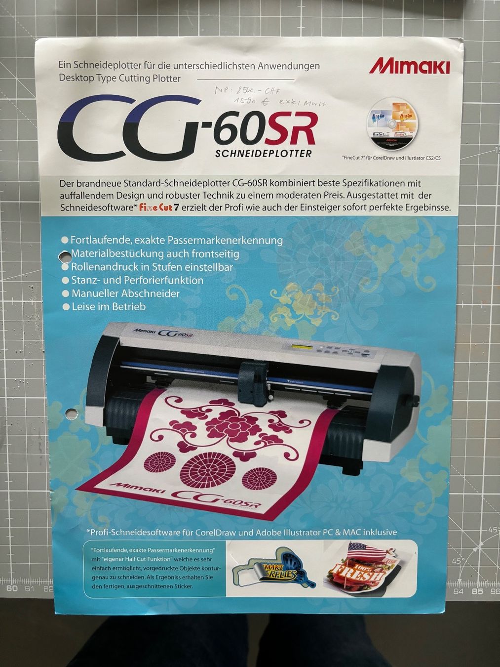 Mimaki Drucker: Schneideplotter Mimaki, CG-60SR, Jrg. 2012 – Gebraucht aus Wiedlisbach von  5