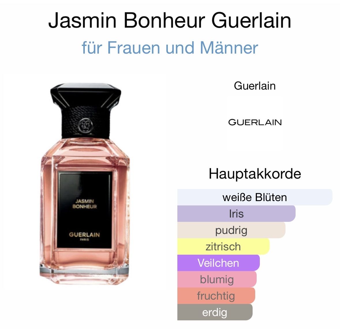 Guerlain Profumi & Eau de Toilette: Guerlain Jasmin Bonheur - 2ML - Probe – Nuovo (secondo la descrizione) da Düdingen venduto da parfum_tester 2