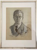 Bleistiftzeichnung Münchner Künstler Original
