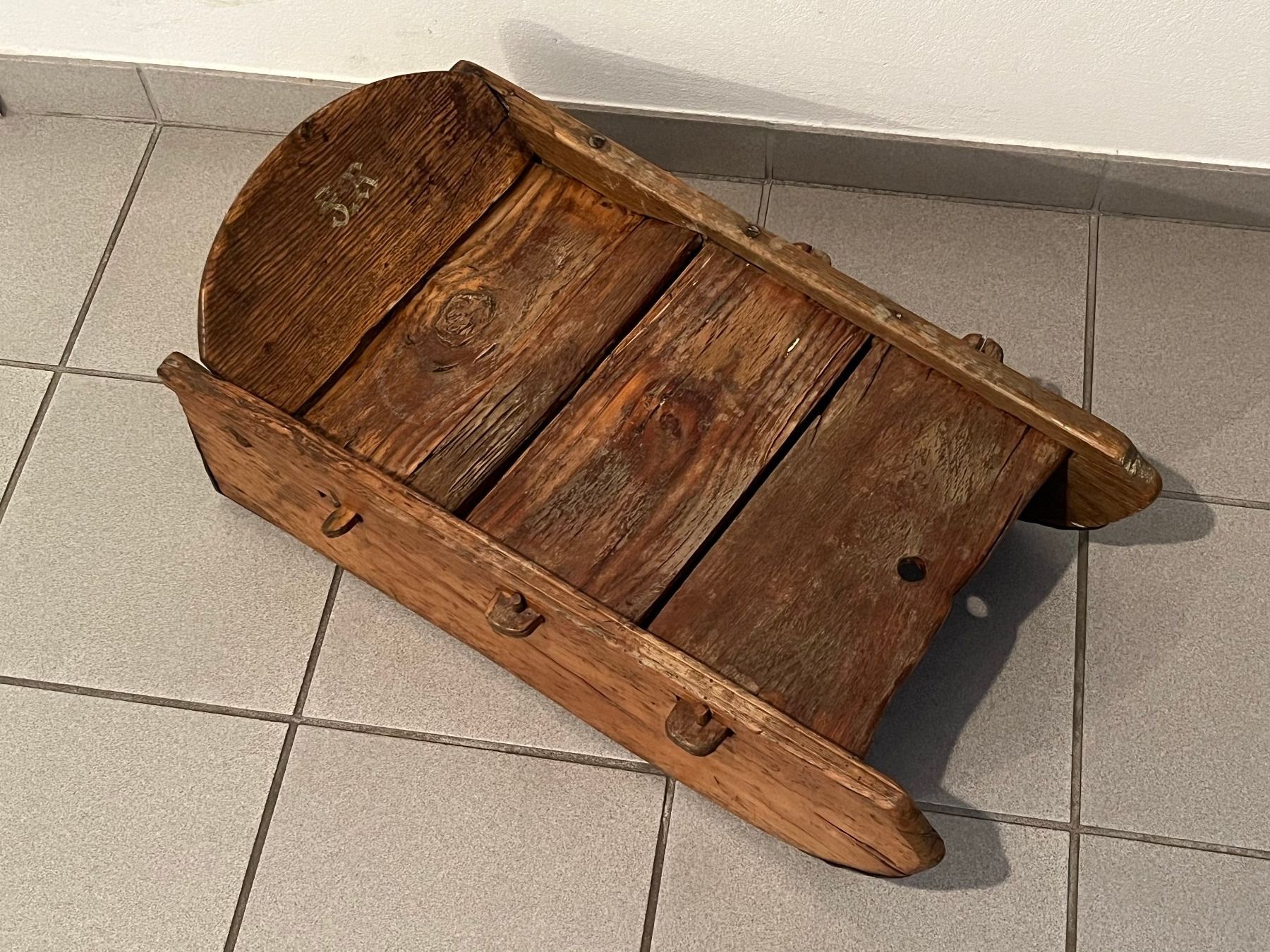 Slitta: Holzschlitten Antik – Usato da Lenz venduto da Klimbim7083