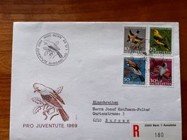 FDC Brief Pro Juventute 1969 (R234)