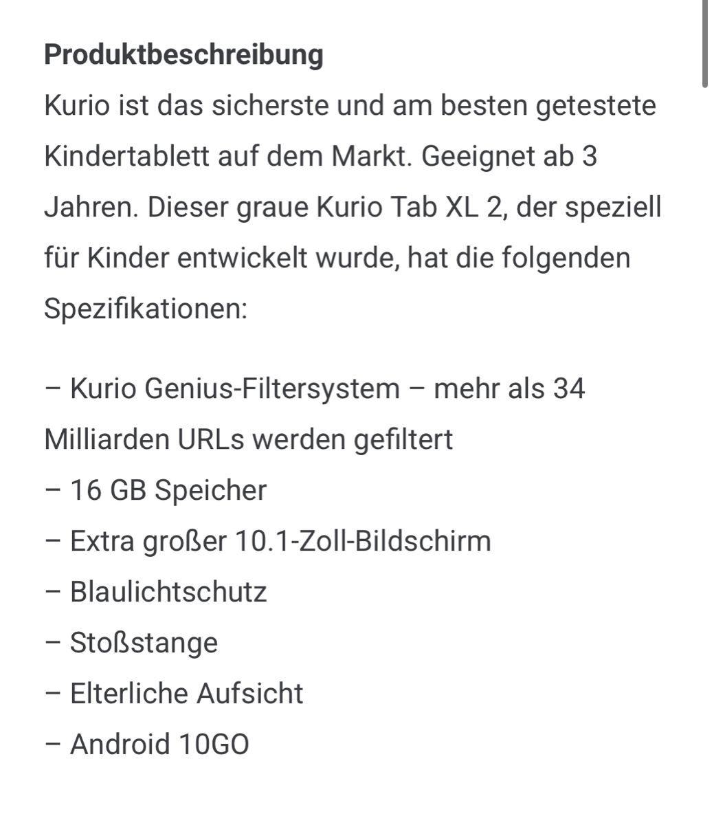 Tablet PC: Kurio Tablet XL 2 – Nuovo (secondo la descrizione) da Rothenhausen venduto da dbu_gh52 5