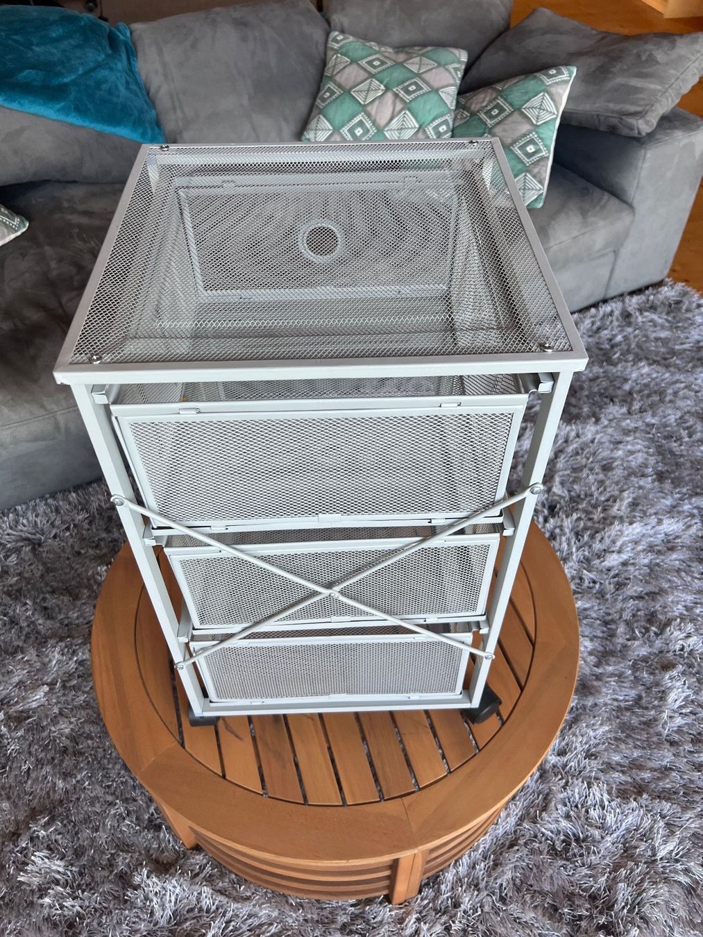 Ikea Banconi: Rollcontainer Metall, 3 Schubladen, grau (IKEA) – Usato da Merzligen venduto da Paxi01 3