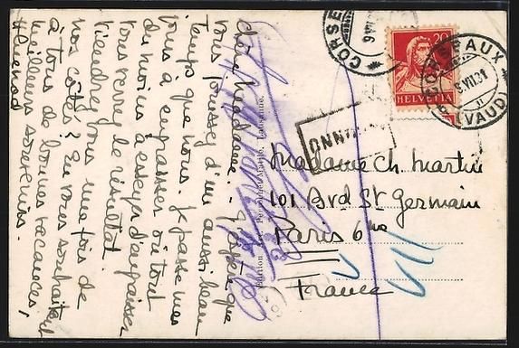 Cartoline postali: AK Glion, Panorama et les Dents du Midi – Usato da Berlin venduto da bartko-reher 1